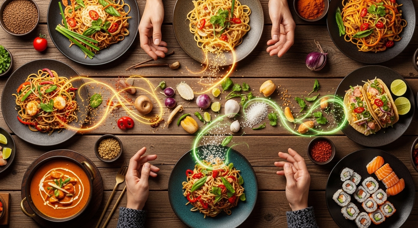 Dishes from around the world